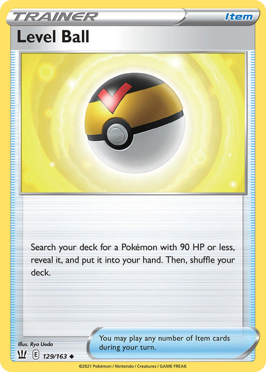 Level Ball 129/163 Holo Play! Pokémon Stamp Prize Pack Series 1 & Prize Pack Series 2 Exclusive