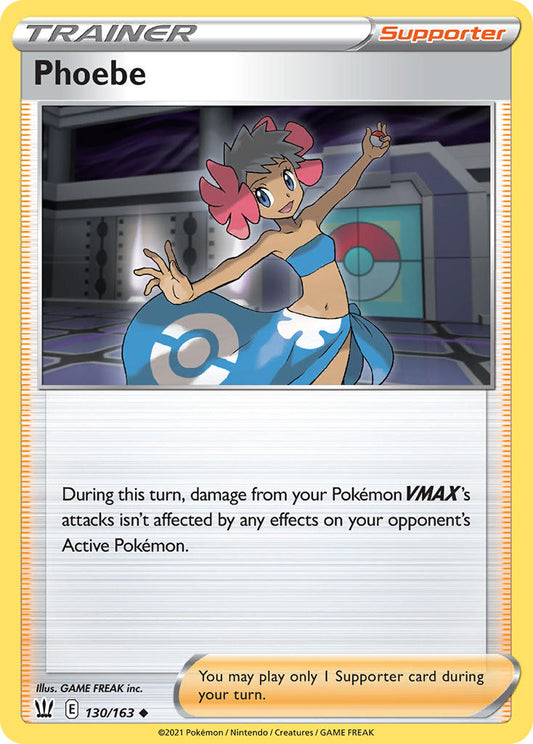 Phoebe 130/163 Play! Pokémon Stamp Prize Pack Series 1 & Prize Pack Series 2 Exclusive