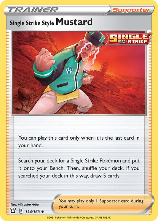 Single Strike Style Mustard 134/163 Reverse Uncommon