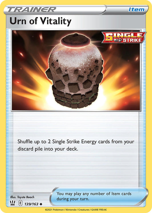 Urn of Vitality 139/163 Play! Pokémon Stamp Prize Pack Series 1 & Prize Pack Series 2 Exclusive