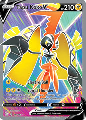 Tapu Koko V 147/163 Holo Ultra Rare V