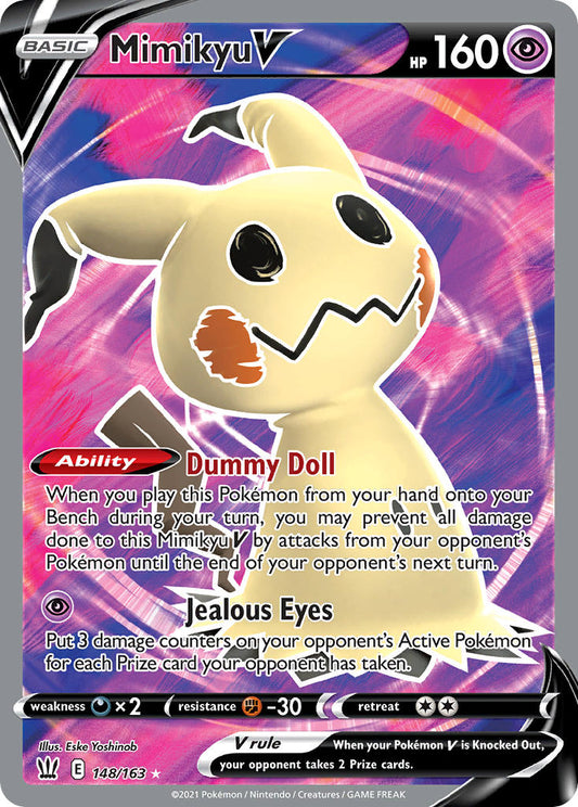 Mimikyu V 148/163 Holo Ultra Rare V