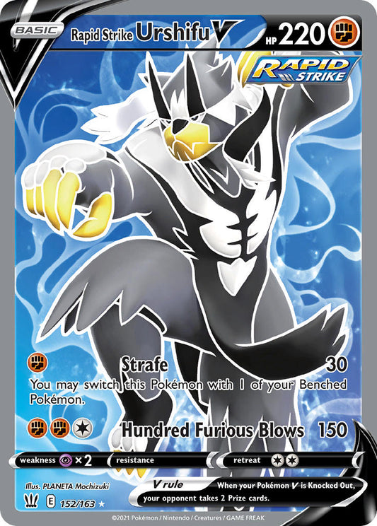 Rapid Strike Urshifu V 152/163 Holo Ultra Rare V
