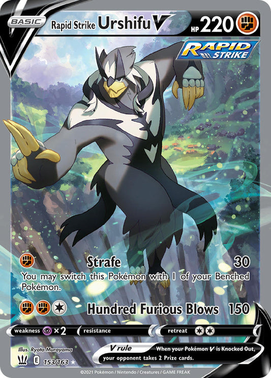 Rapid Strike Urshifu V 153/163 Holo Ultra Rare V