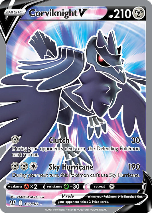 Corviknight V 156/163 Holo Ultra Rare V