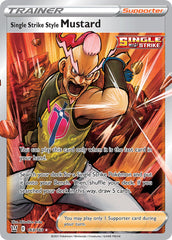 Single Strike Style Mustard 163/163 Holo Ultra Rare