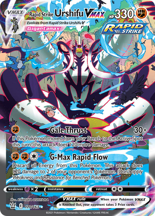 Rapid Strike Urshifu VMAX 170/163 Secret Rare VMAX