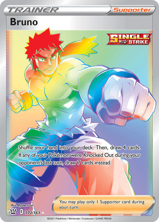 Bruno 172/163 Rainbow Secret Rare