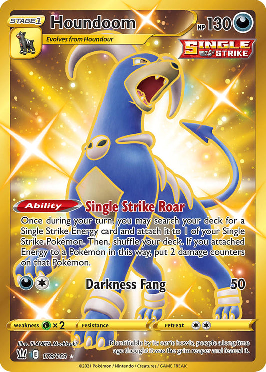 Houndoom 179/163 Gold Secret Rare
