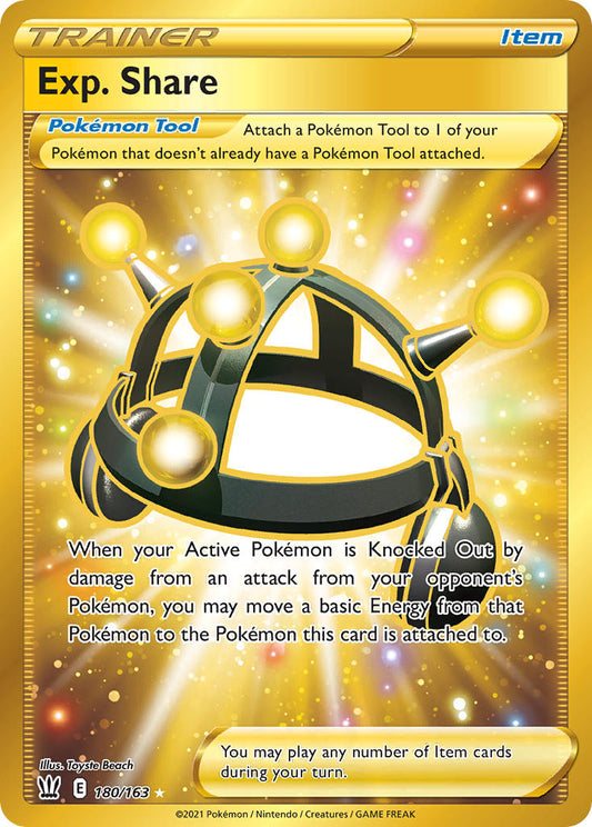 Exp. Share 180/163 Gold Secret Rare