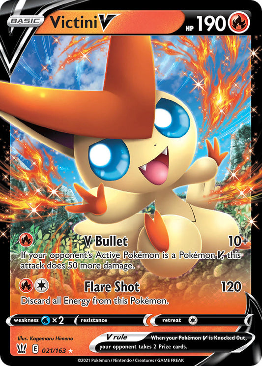 Victini V 21/163 Holo Rare V