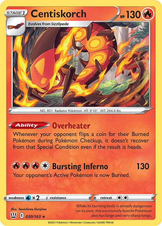 Centiskorch 30/163 Reverse Rare