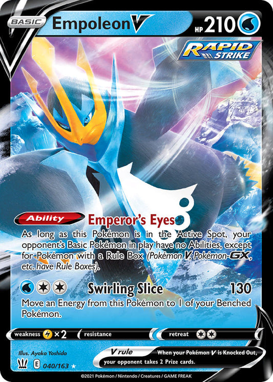 Empoleon V 40/163 Play! Pokémon Stamp Prize Pack Series 1 Exclusive