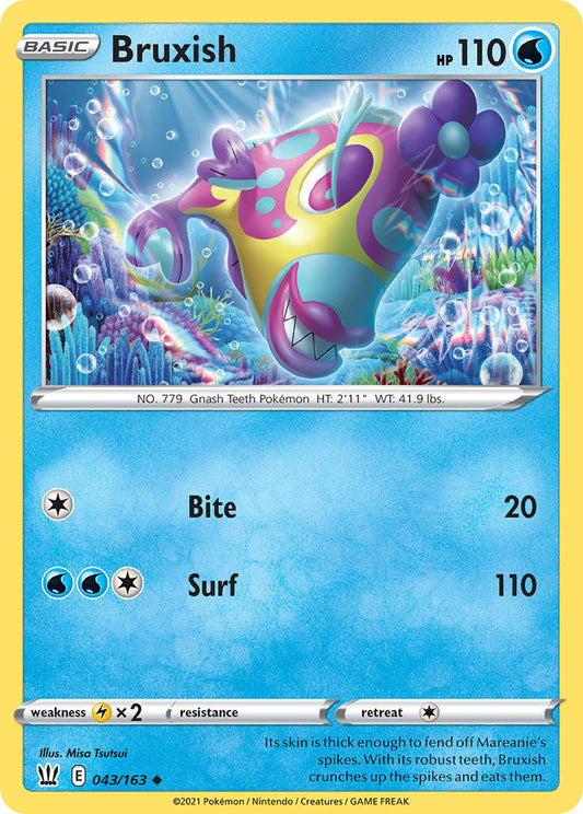 Bruxish 43/163 Reverse Uncommon