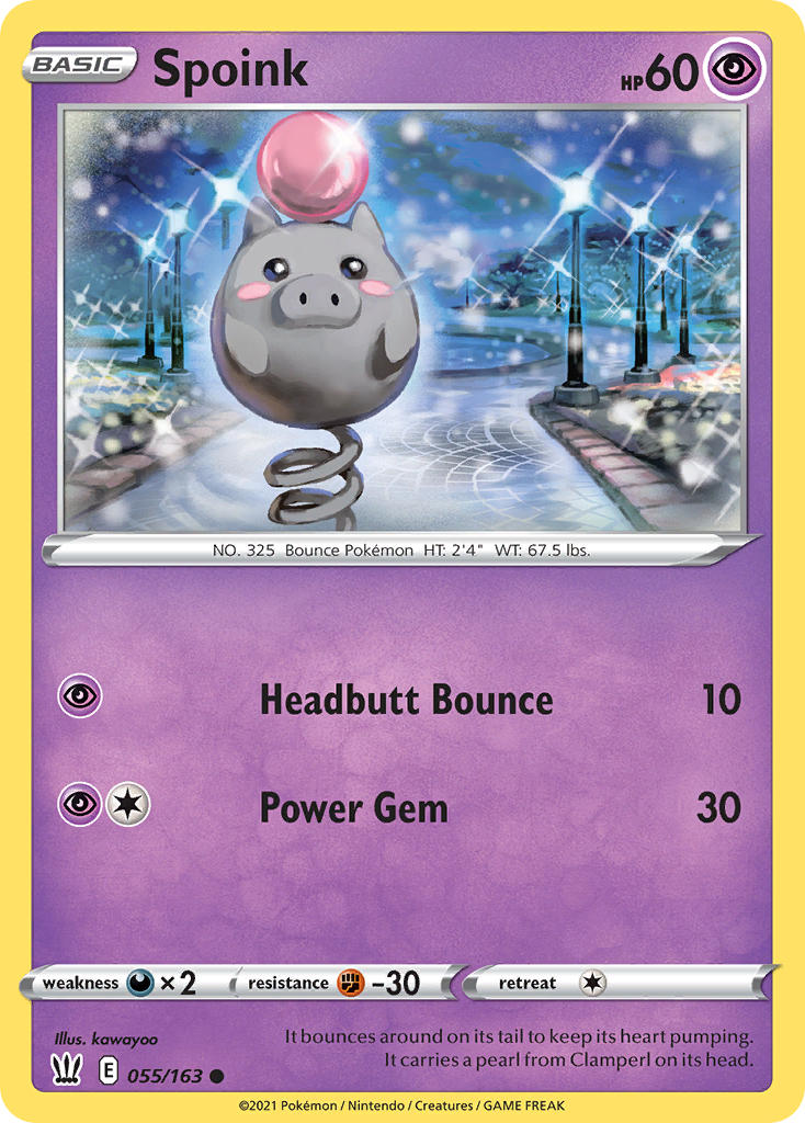 Spoink 55/163 Reverse Common