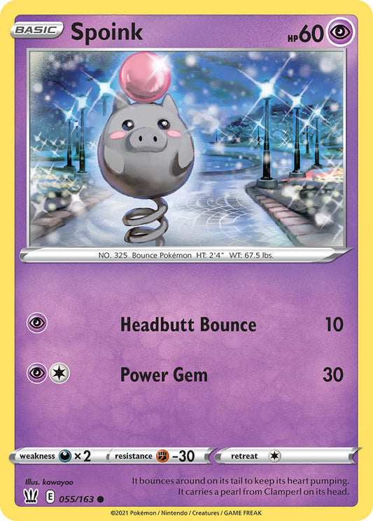 Spoink 55/163 Reverse Common