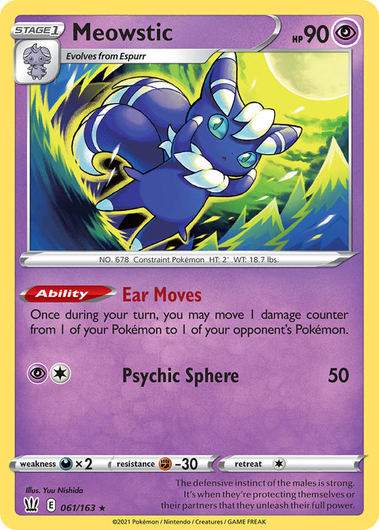 Meowstic 61/163 Reverse Rare