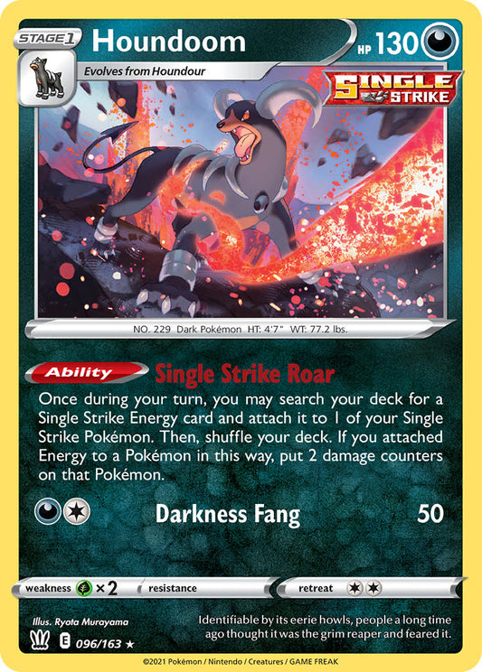 Houndoom 96/163 Reverse Rare