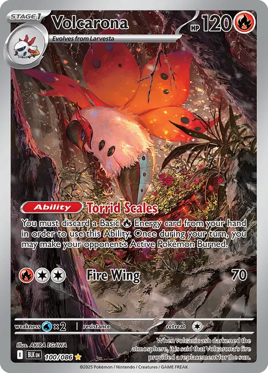 Volcarona 100/086 Illustration Rare