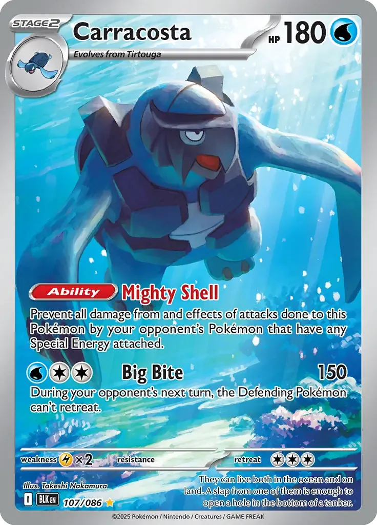 Carracosta 107/086 Illustration Rare