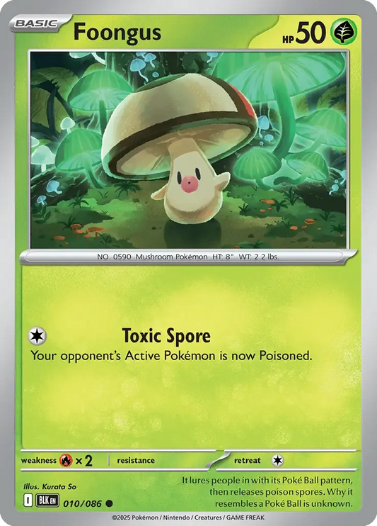 Foongus 010/086 Poké Ball Holo Common