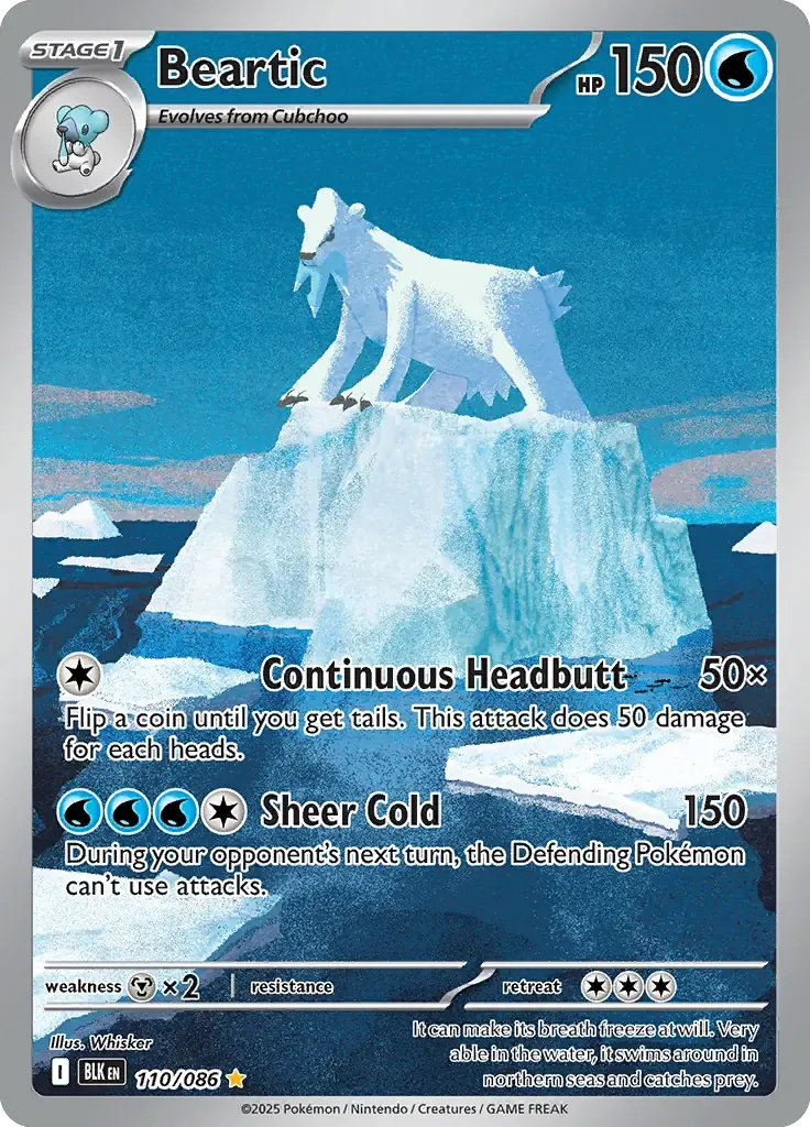 Beartic 110/086 Illustration Rare