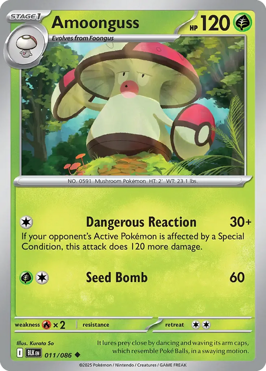Amoonguss 011/086 Poké Ball Holo Uncommon