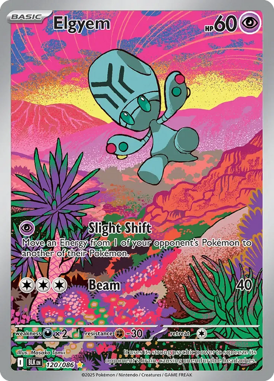 Elgyem 120/086 Illustration Rare