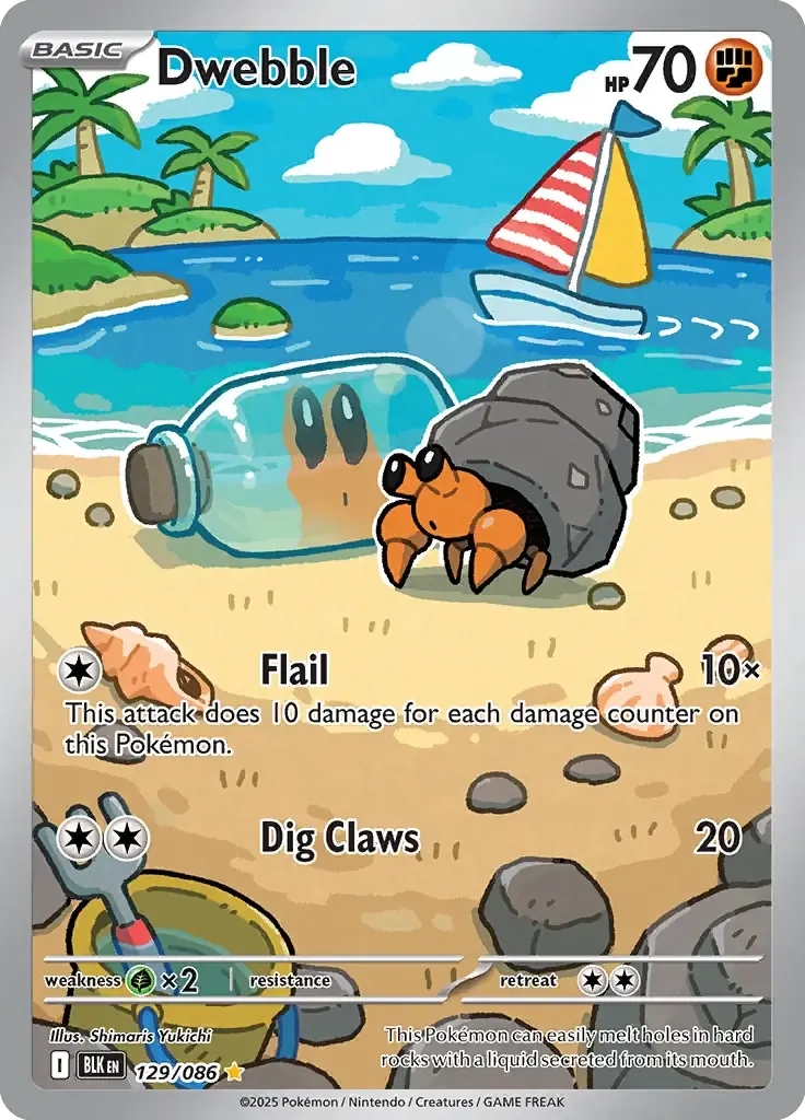 Dwebble 129/086 Illustration Rare