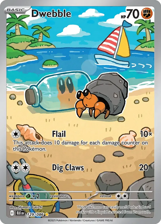 Dwebble 129/086 Illustration Rare