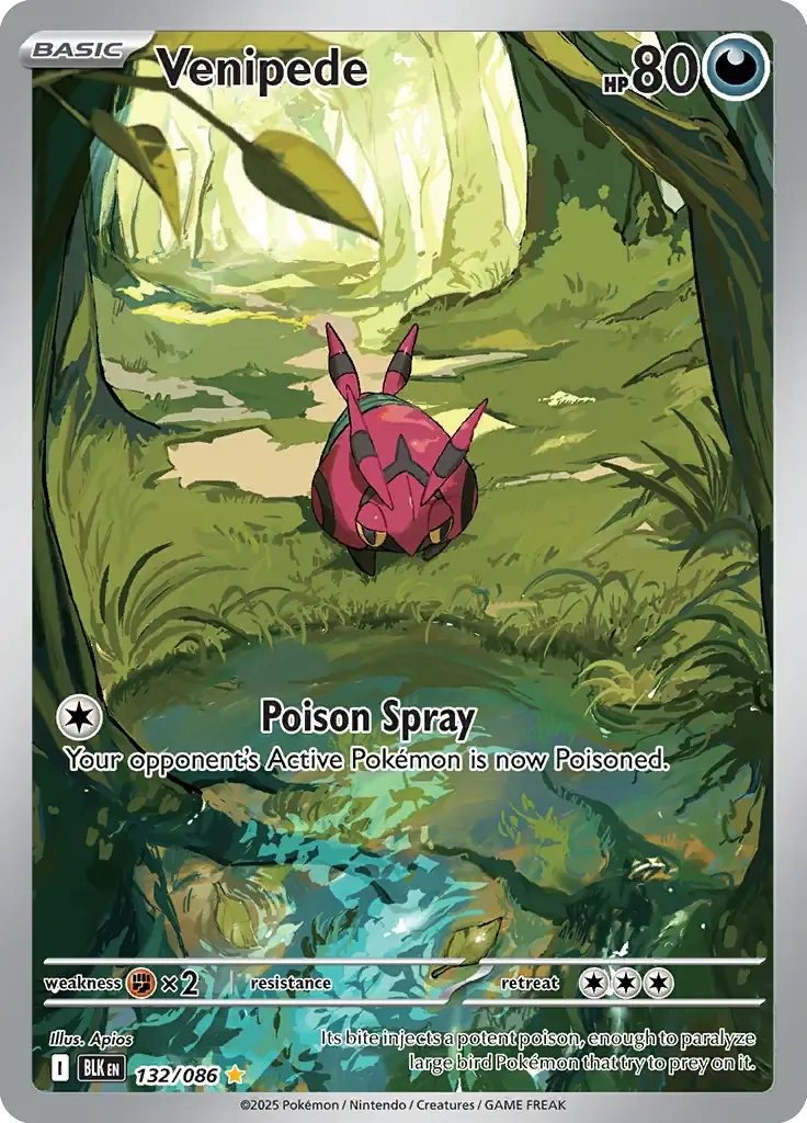 Venipede 132/086 Illustration Rare