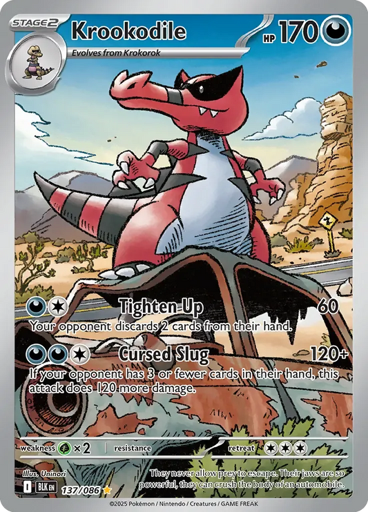Krookodile 137/086 Illustration Rare