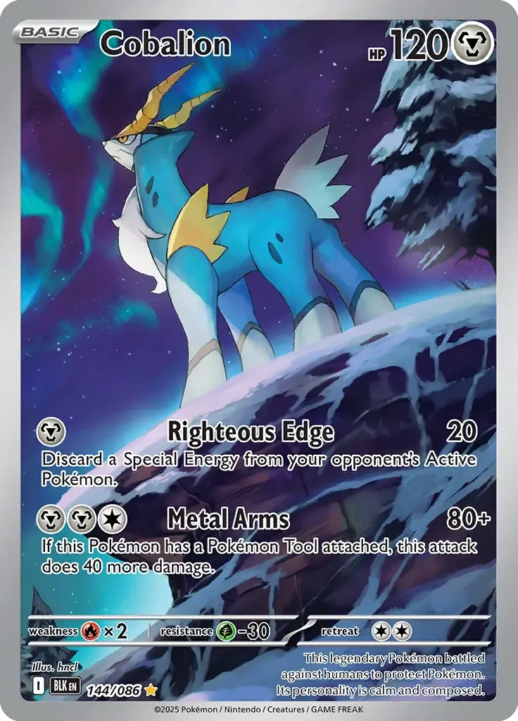Cobalion 144/086 Illustration Rare