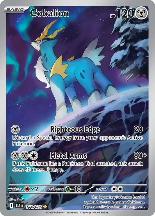 Cobalion 144/086 Illustration Rare