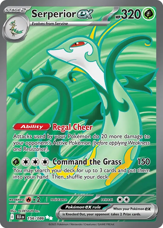 Serperior ex 156/086 Ultra Rare ex