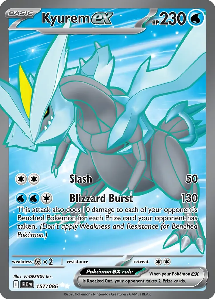 Kyurem ex 157/086 Ultra Rare ex