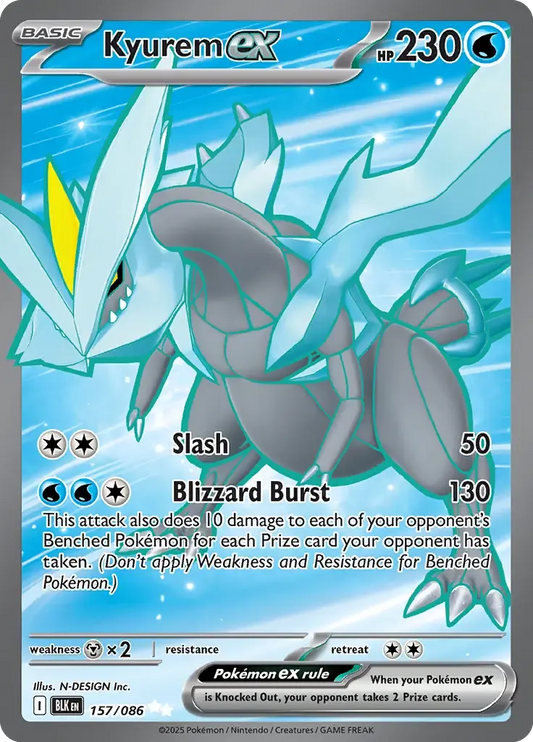 Kyurem ex 157/086 Ultra Rare ex
