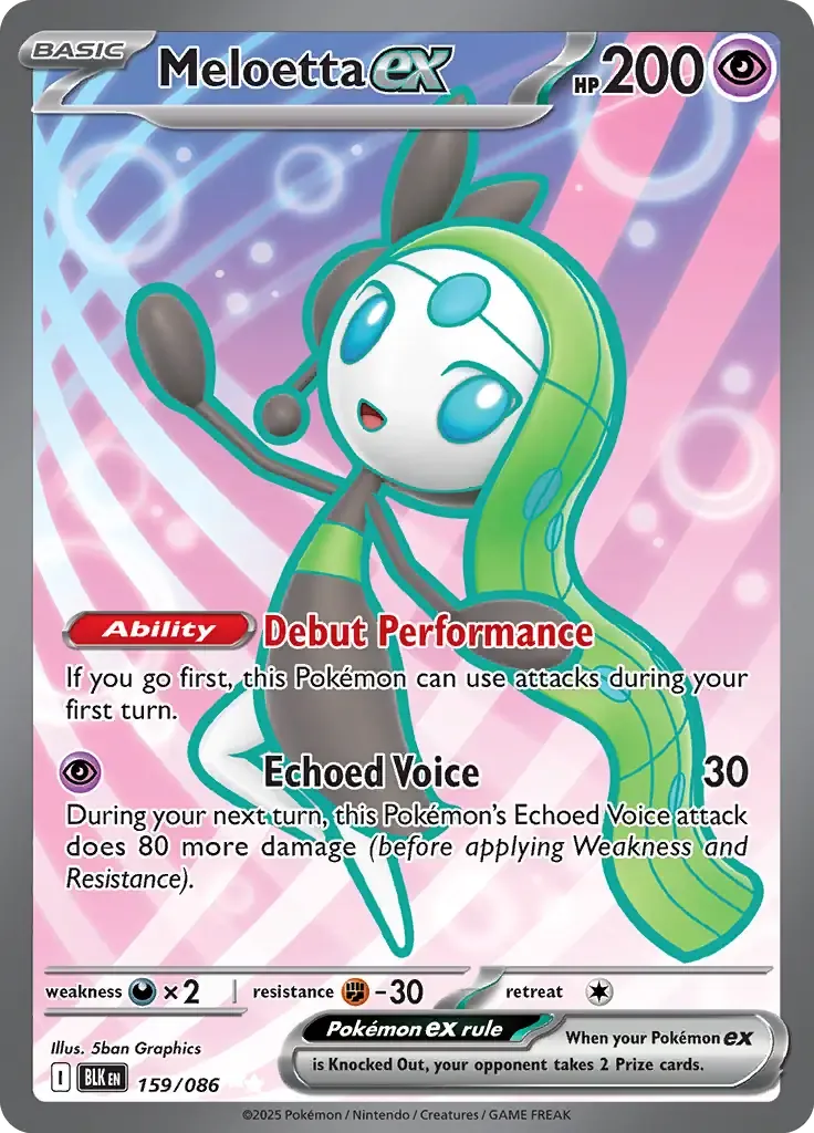 Meloetta ex 159/086 Ultra Rare ex