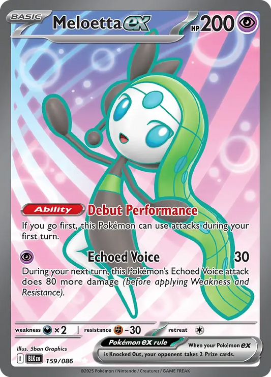Meloetta ex 159/086 Ultra Rare ex