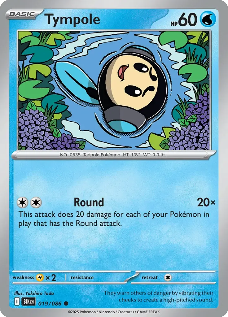 Tympole 019/086 Master Ball Holo Common