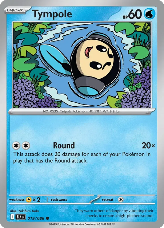 Tympole 019/086 Poké Ball Holo Common