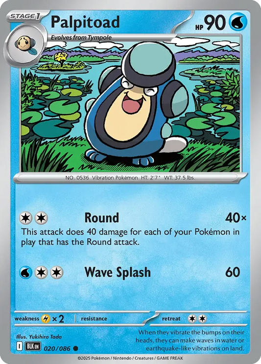 Palpitoad 020/086 Poké Ball Holo Common