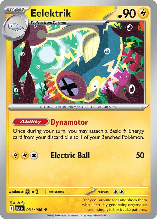 Eelektrik 031/086 Poké Ball Holo Uncommon
