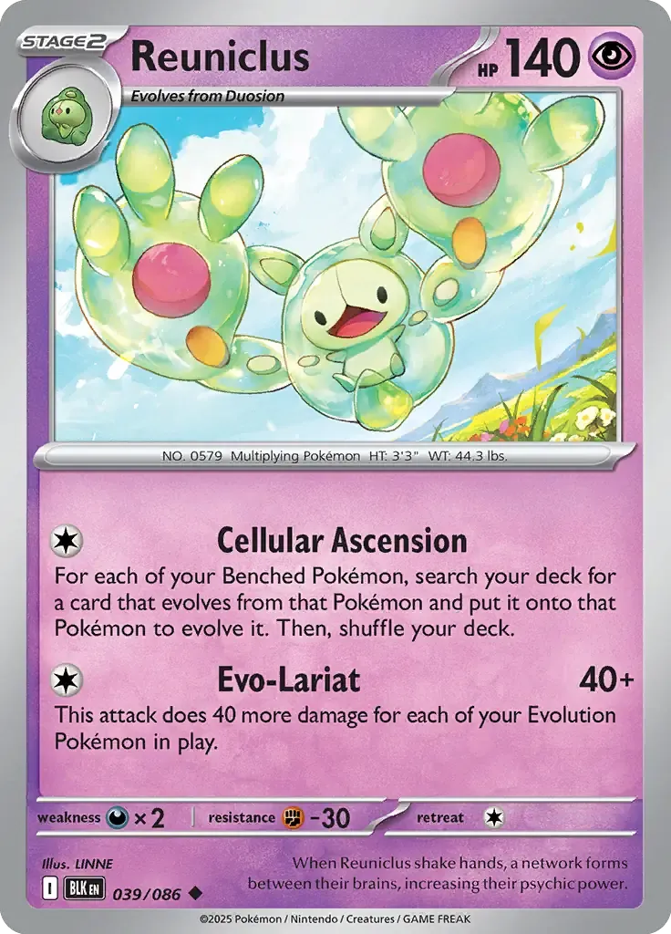 Reuniclus 039/086 Poké Ball Holo Uncommon
