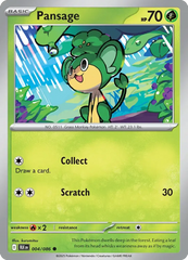 Pansage 004/086 Master Ball Holo Common