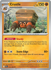 Crustle 052/086 Master Ball Holo Uncommon