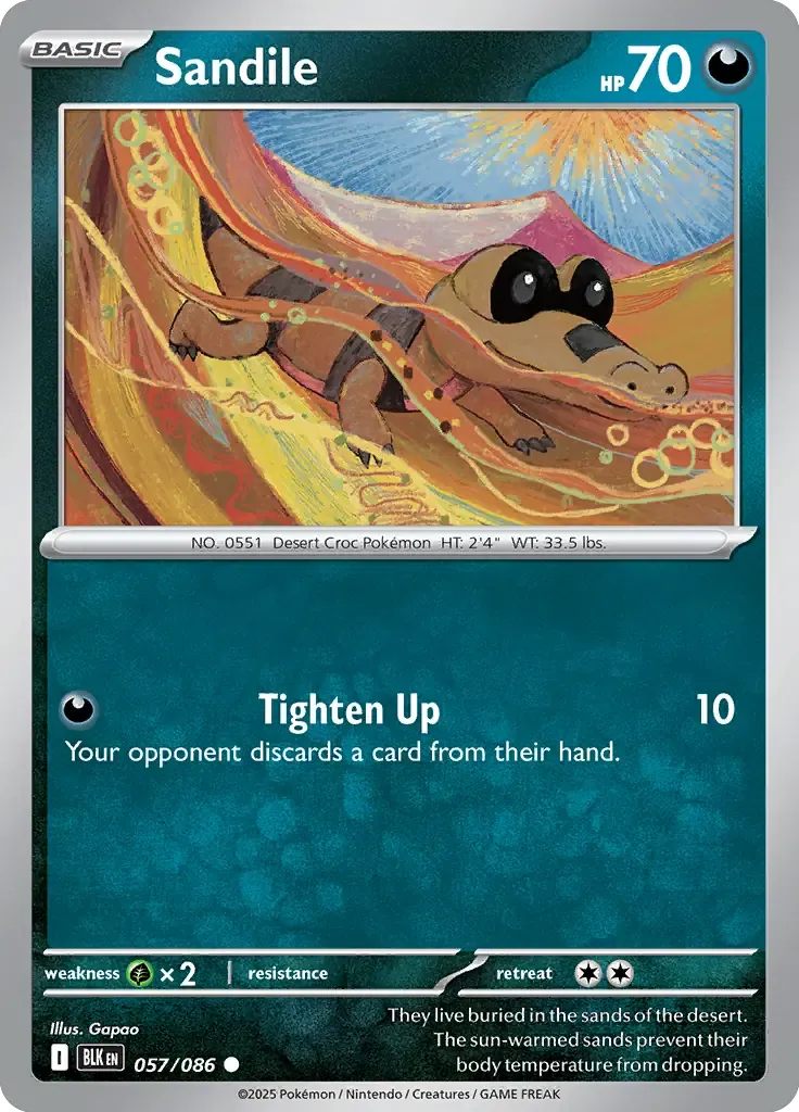 Sandile 057/086 Master Ball Holo Common