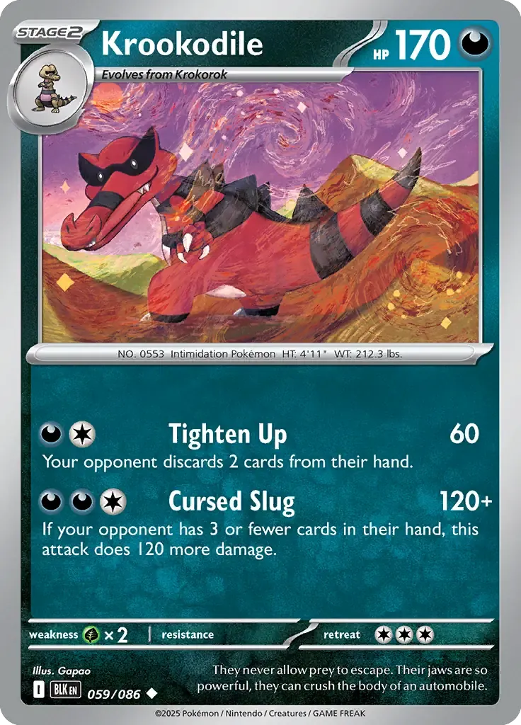Krookodile 059/086 Poké Ball Holo Uncommon