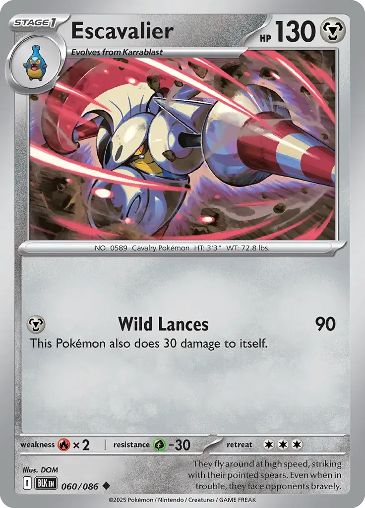 Escavalier 060/086 Poké Ball Holo Uncommon