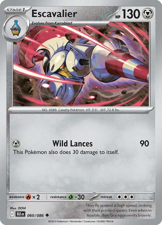 Escavalier 060/086 Poké Ball Holo Uncommon